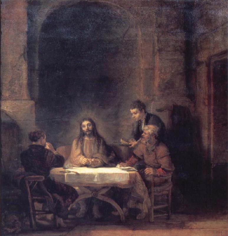 REMBRANDT Harmenszoon van Rijn The Risen Christ at Emmaus